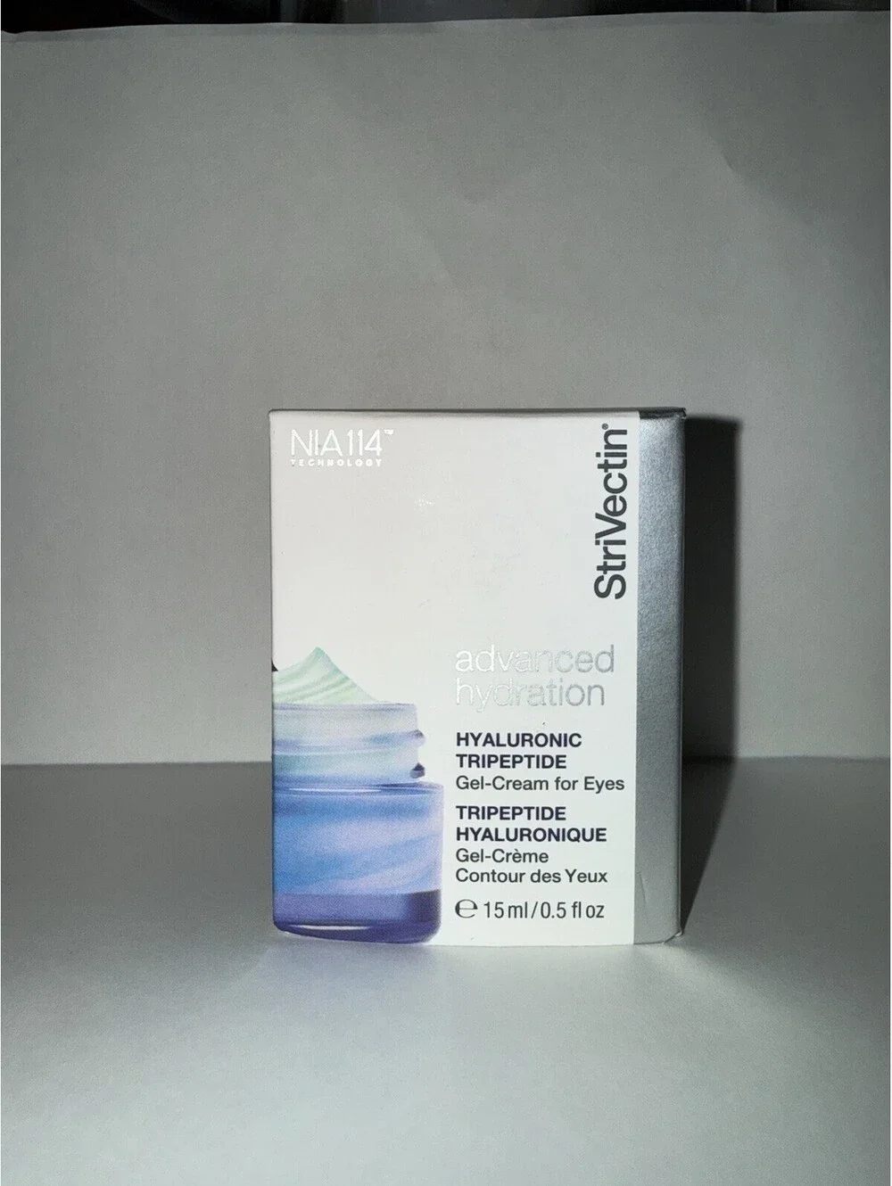 StriVectin Hyaluronic Tripeptide Gel-Cream for Eyes 0.5 fl oz / 15 mL New in Box